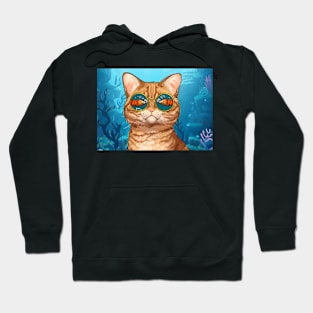 Cat wearing sunglasses Hoodie